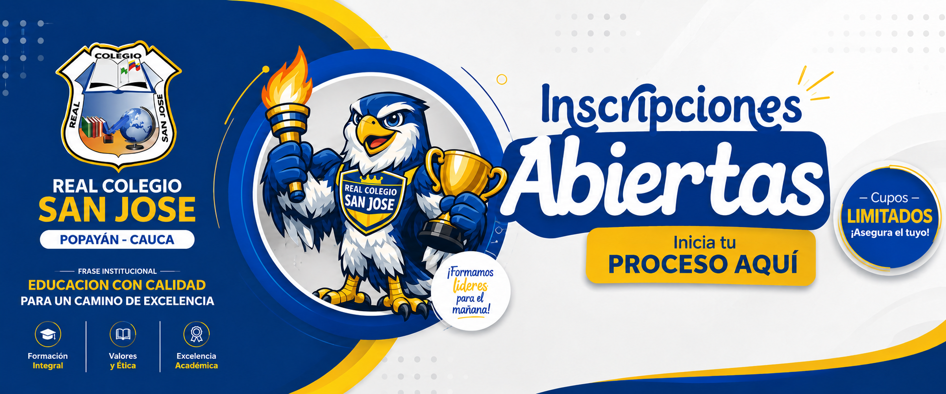 Inscripciones abiertas — Real Colegio San José, cupos limitados