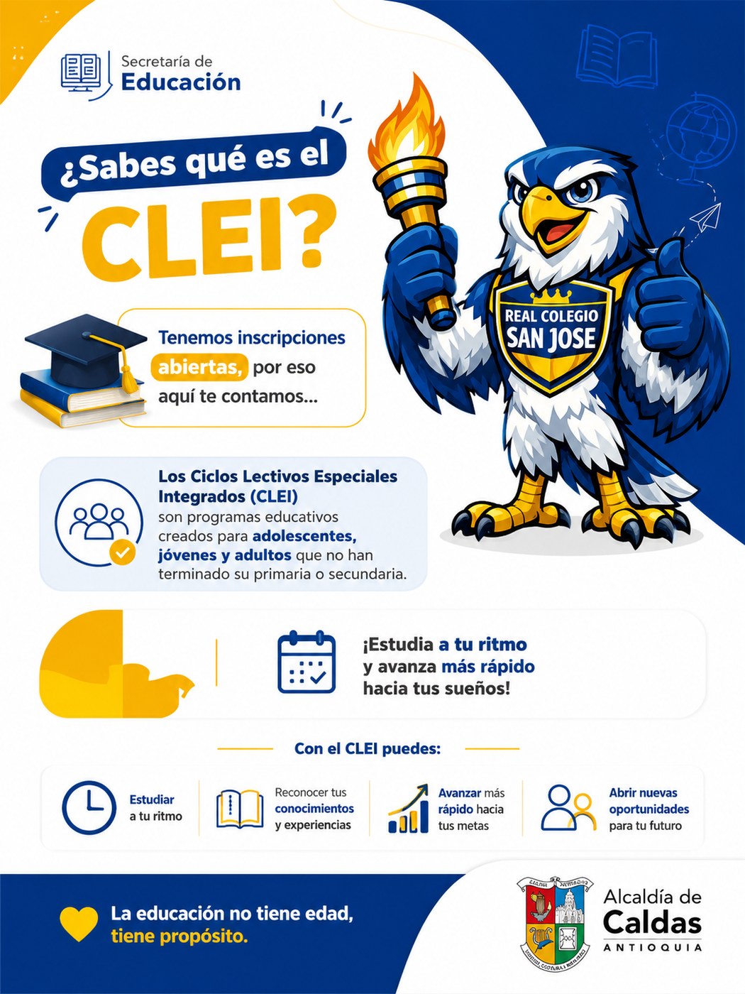 Infografía: ¿Sabes qué es el CLEI? Real Colegio San José